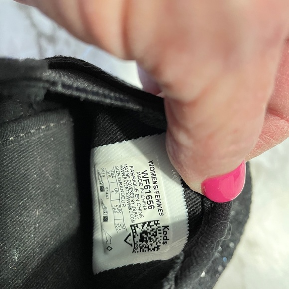 KEDS FOR KATE SPADE New York Black Glitter Double Decker Slip-on Sneaker - Picture 5 of 10